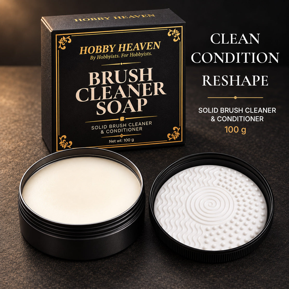 Hobby Heaven Brush-Cleaning Soap — 100 g