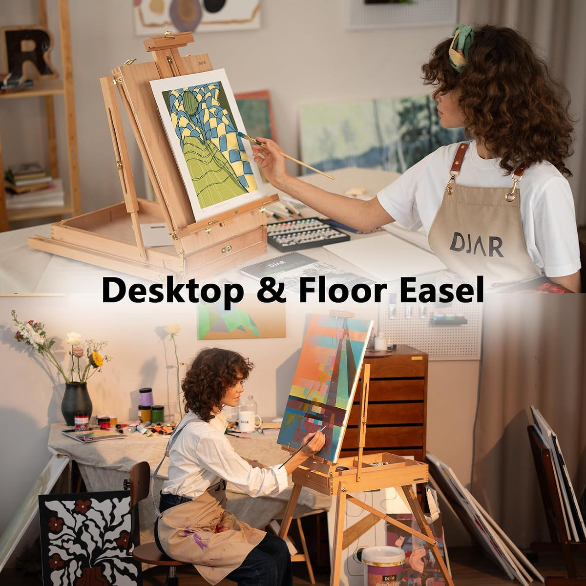169-Piece Painting Kit with French Easel