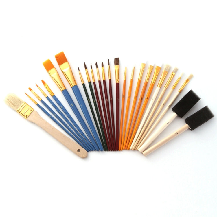 ZHU TING Artist Brush Set — 25 Pieces