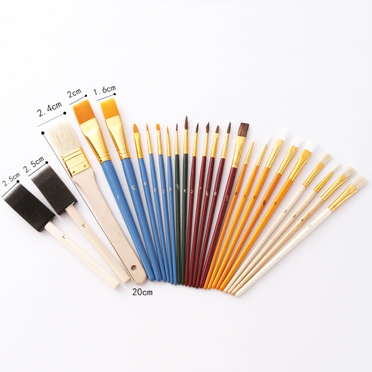 ZHU TING Artist Brush Set — 25 Pieces