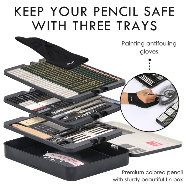 KALOUR Sketching Set — 70 Pieces