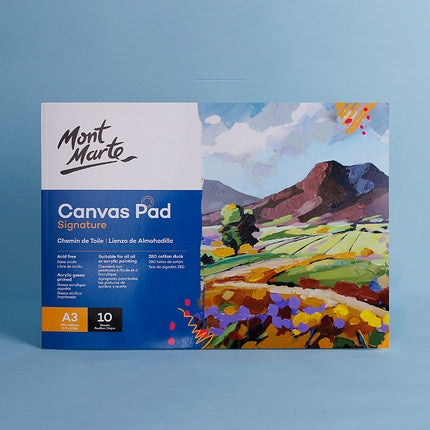 Canvas Paper Pad — 10 Sheets