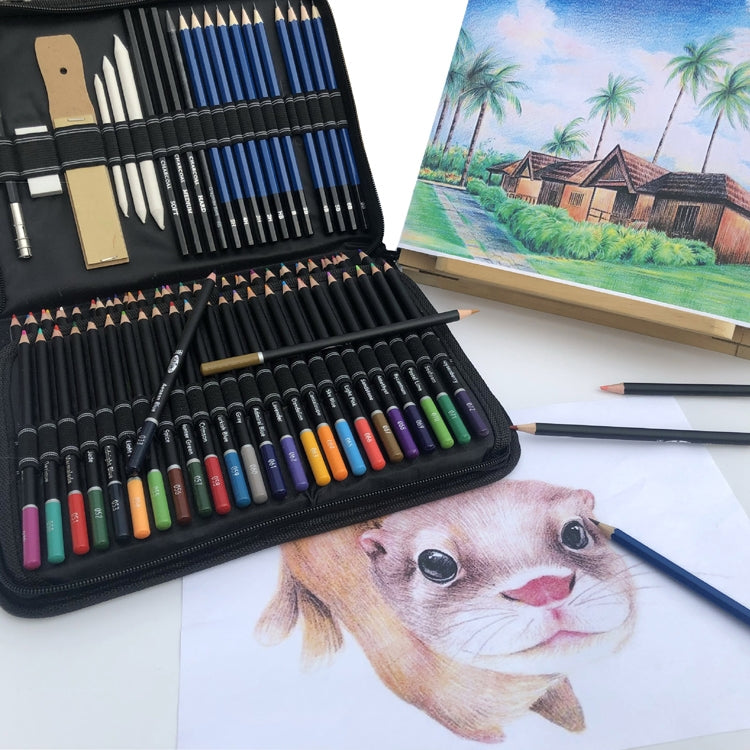 YOVER Coloured Pencil & Sketching Set — 95 Pieces