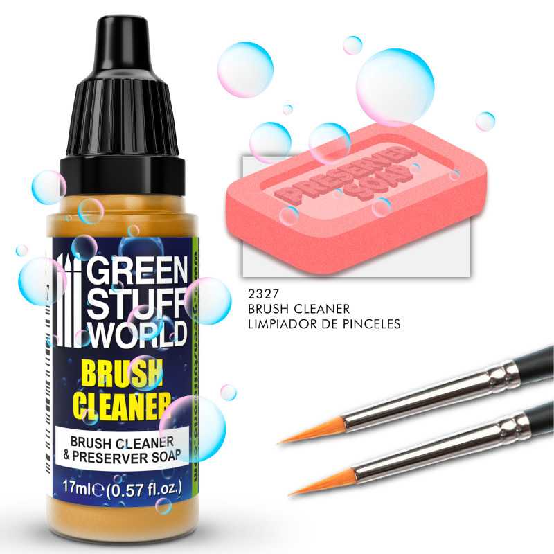Green Stuff World Brush Soap — 17 ml