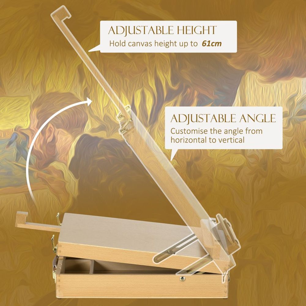 Vinsetto Tabletop Easel & Storage Box